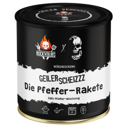 Gewürzmischung  "Geiler Scheizzz   Die Pfeffer Rakete - Salz-Pfeffer-Mischung vom Kiez"