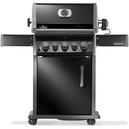 Gasgrill Rogue 425 Schwarz  mit Heck- & Seitenbrenner & Drehspieß