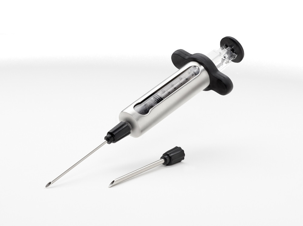 Edelstahl Marinaden Injektor inkl. 2 Nadeln