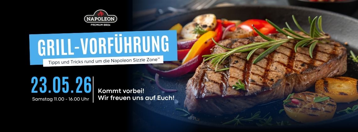Slider Grillvorführung