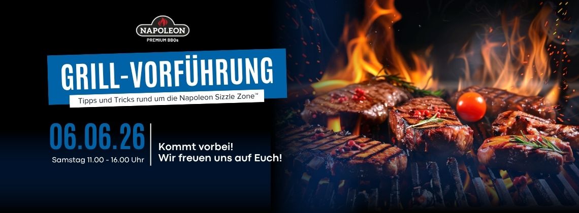 Slider Grillvorführung